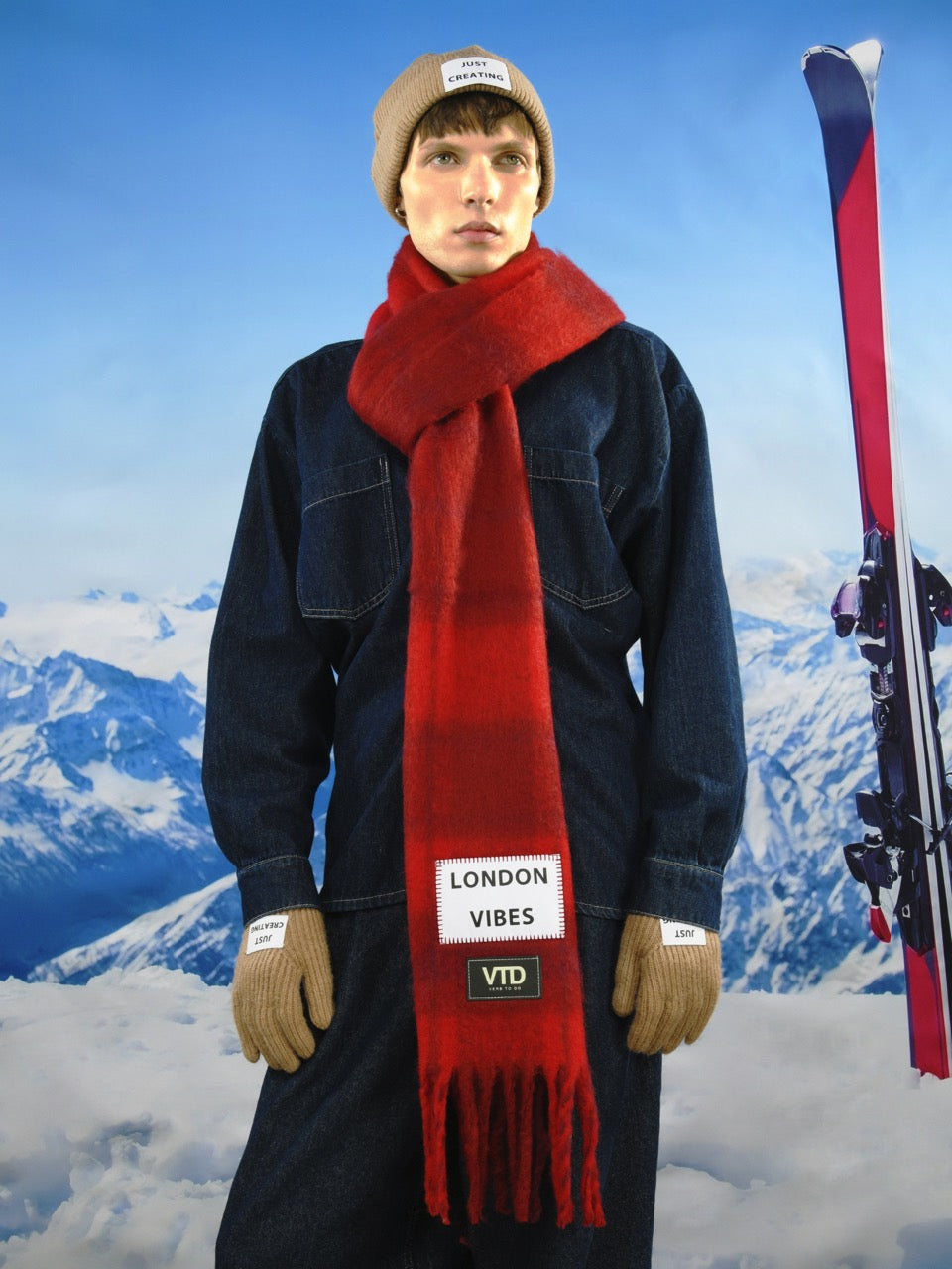 Born to shine maxi scarf