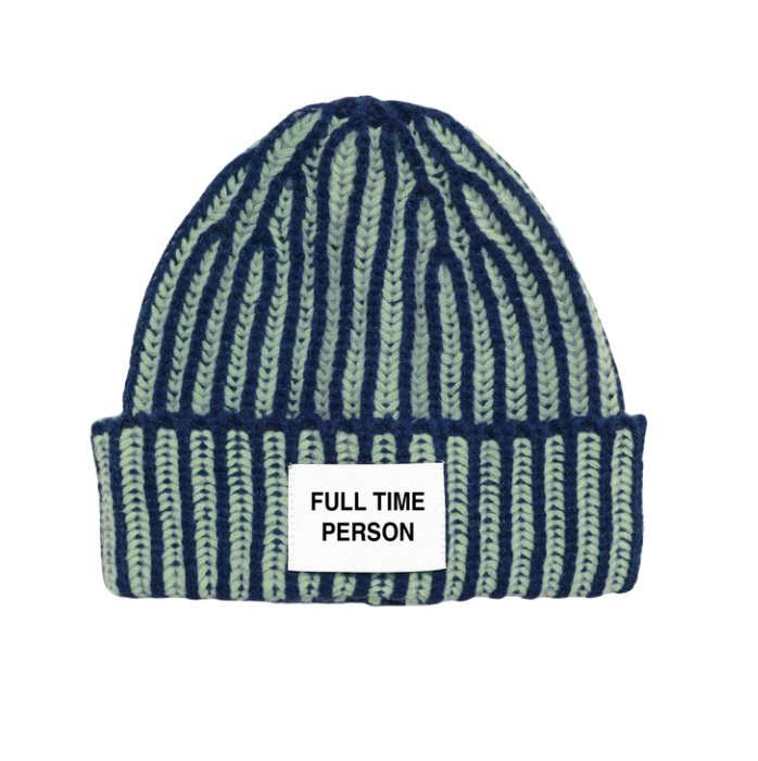 Gorro Azul- Full Time Person
