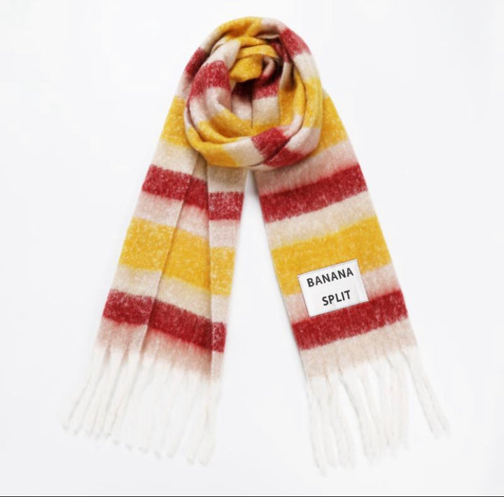 Banana split maxi scarf