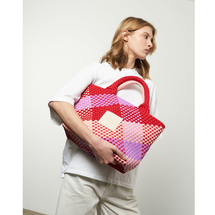 BAG Michele 'LIFE IS SIMPLE' | pink&purple&red