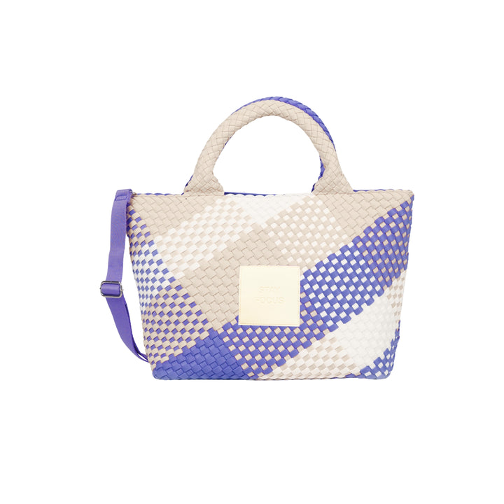 SAC Michele 'STAY FOCUS' | blanc&bleu&beige