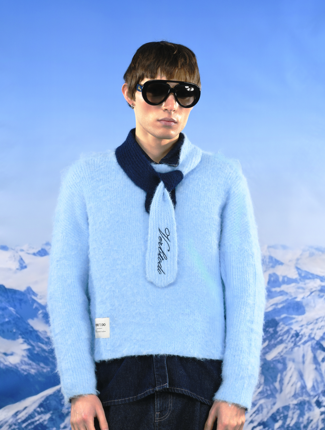 KNITWEAR BOXY LIGHT BLUE