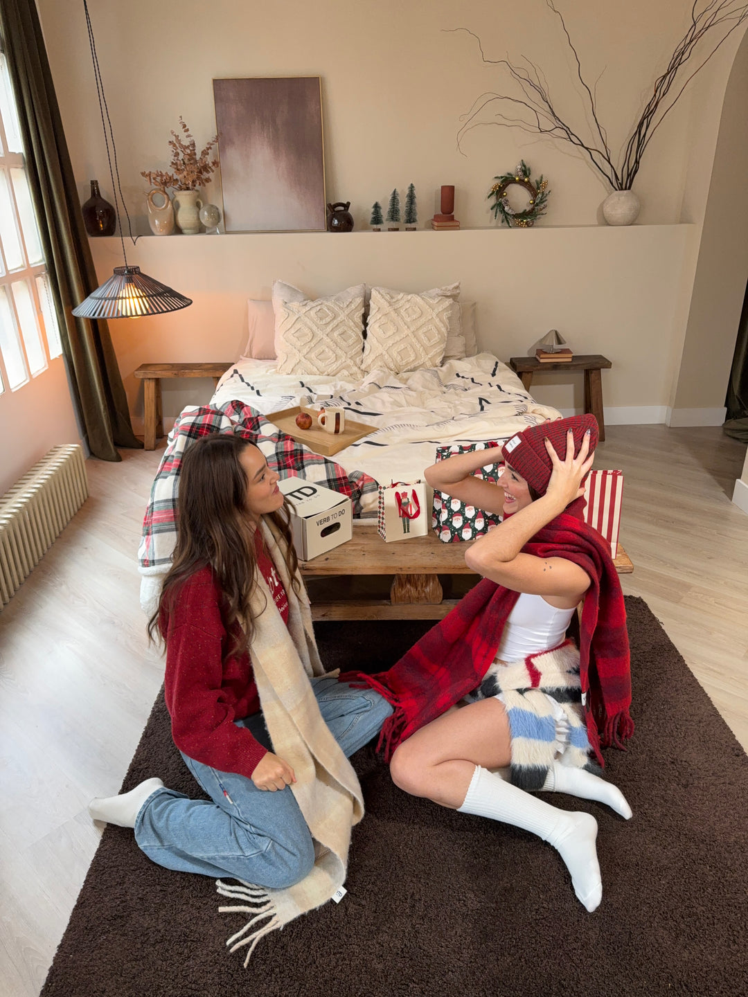 Scarf with soft wool LONDON VIBES