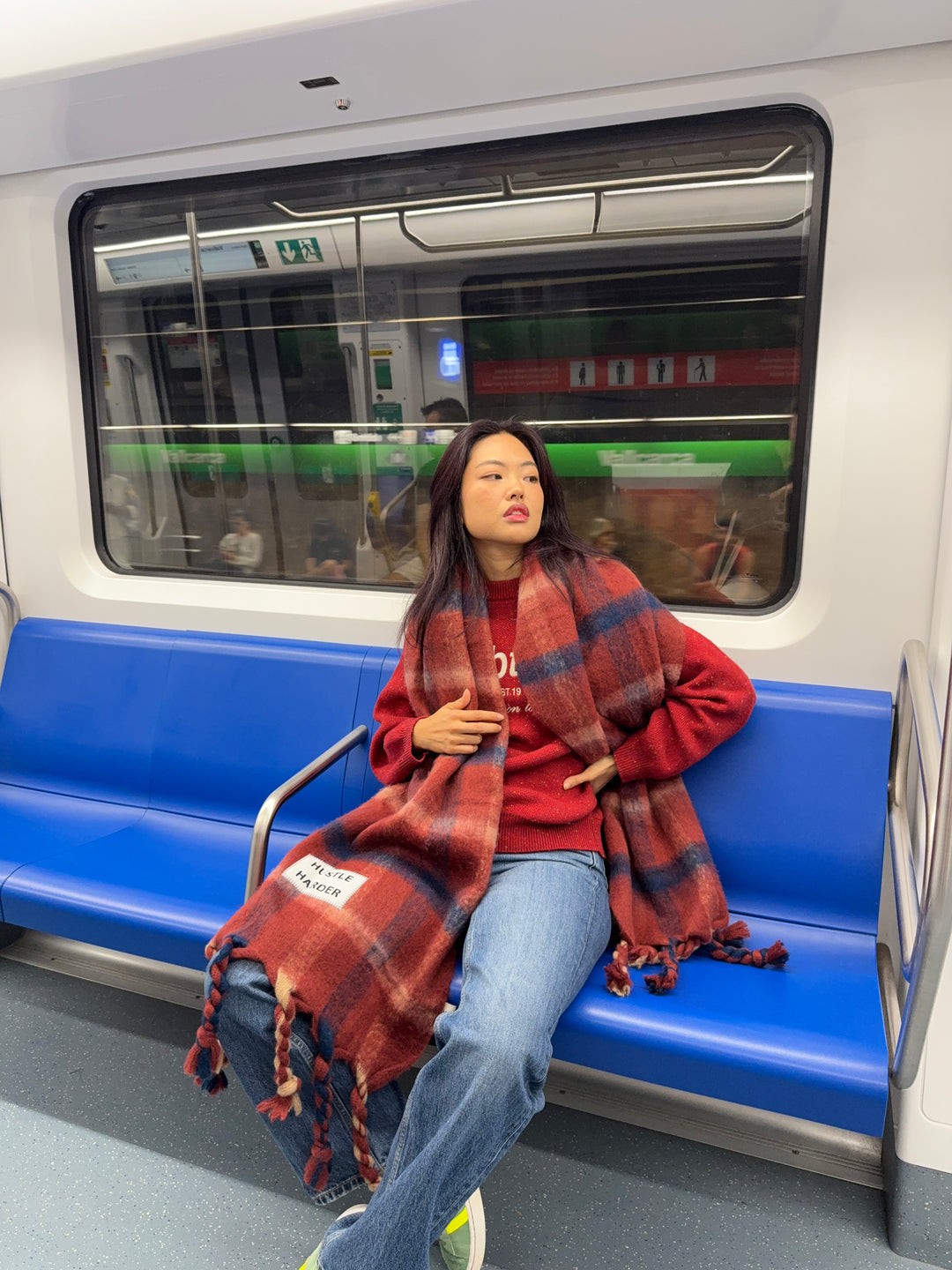 Bufanda XXL Hustle harder