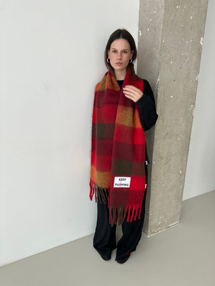Maxi Scarf Keep Pushing