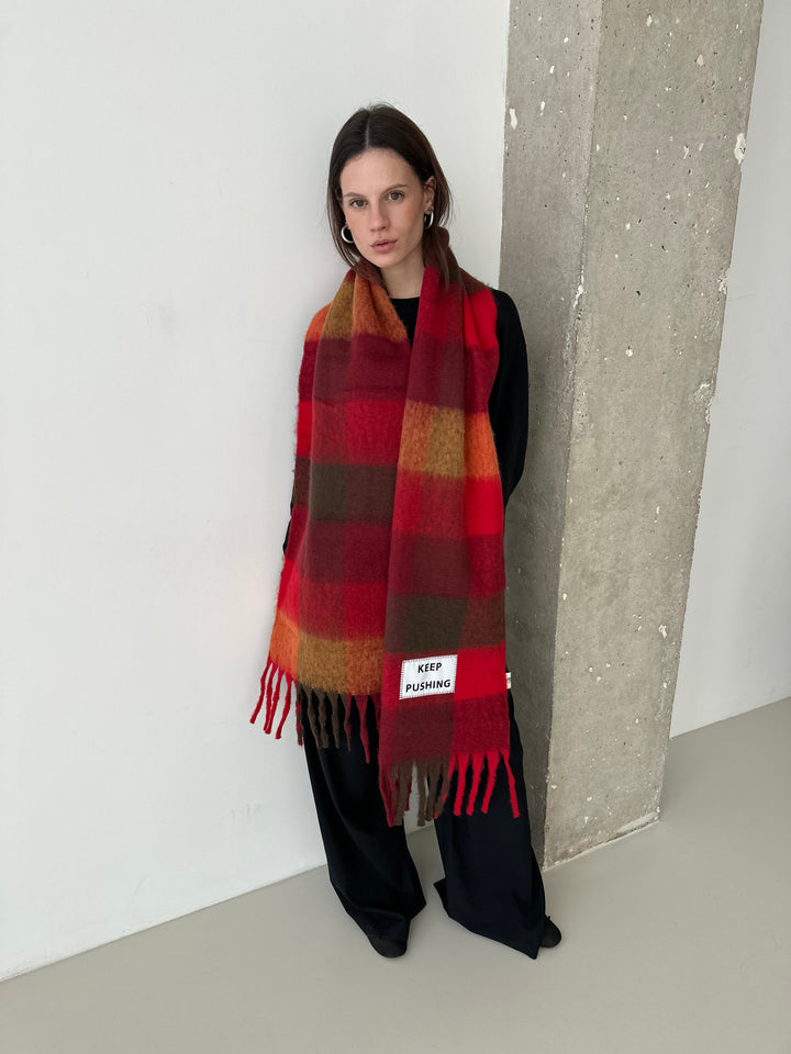 Maxi Scarf Keep Pushing