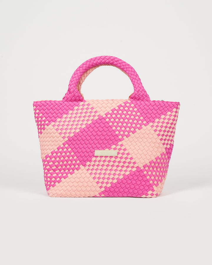 Neoprene MEDIUM BAG 'RISE UP' two-tone pink