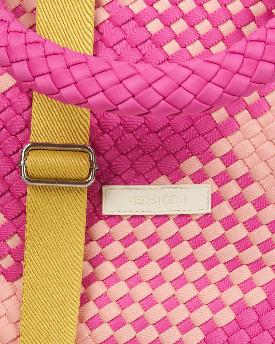 Neoprene MEDIUM BAG 'RISE UP' two-tone pink