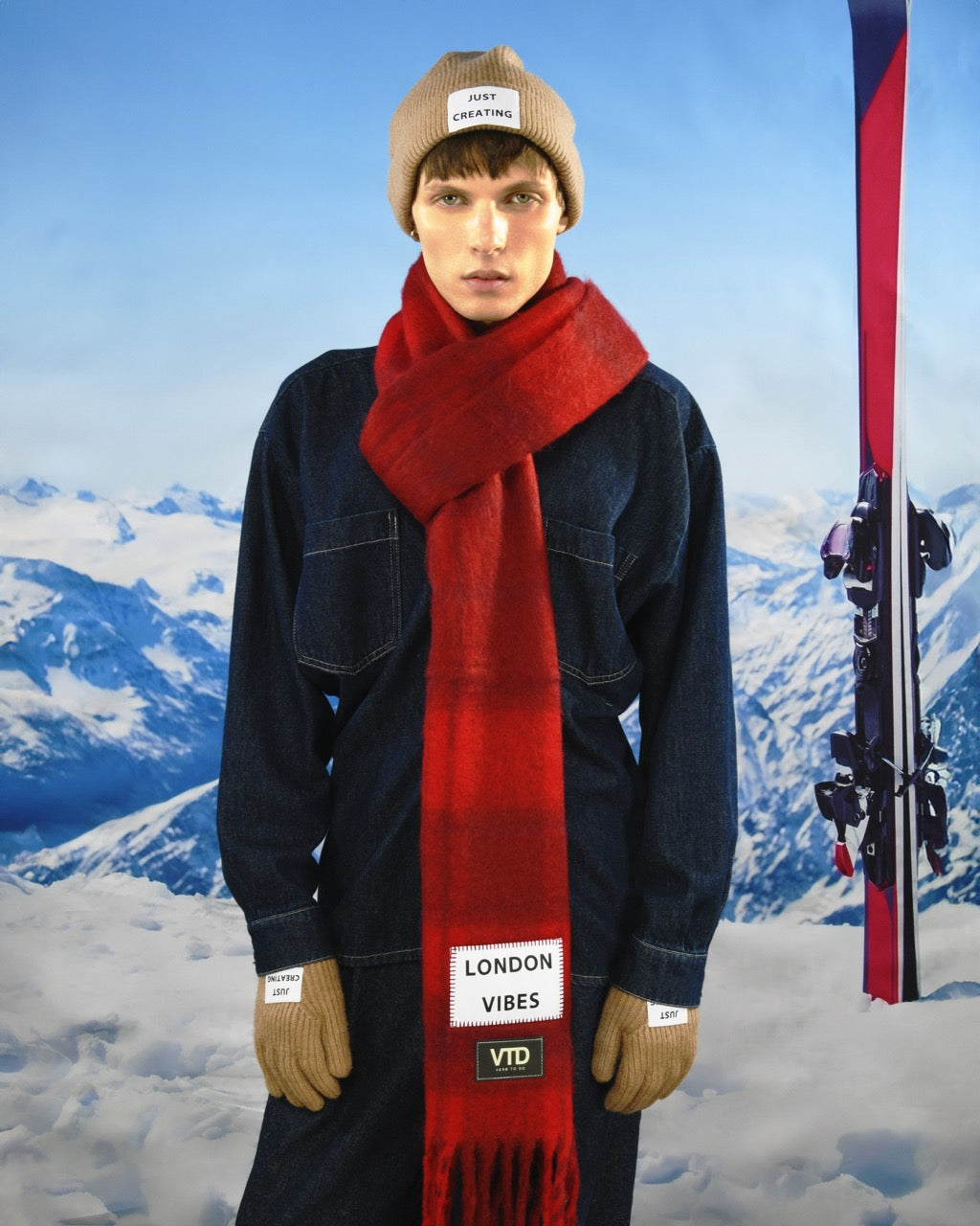 Born to shine maxi scarf