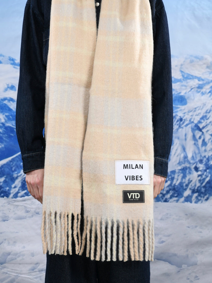 Scarf with soft wool MILAN VIBES