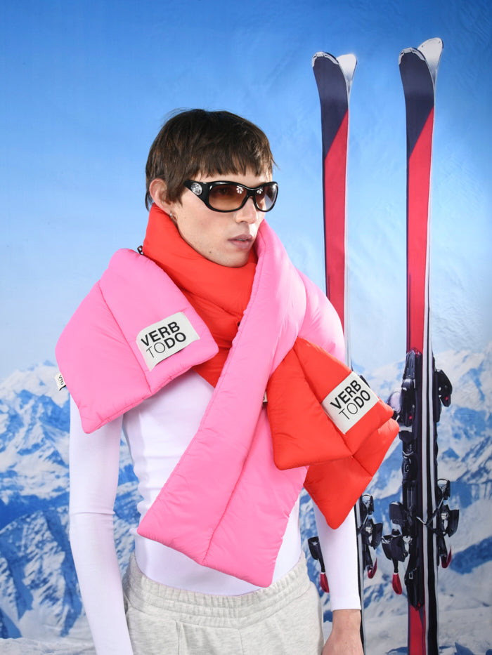 Vertical Puffer Scarf