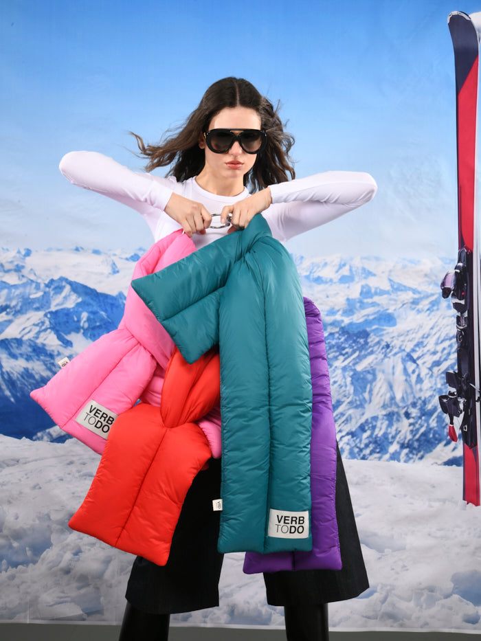 Vertical Puffer Scarf