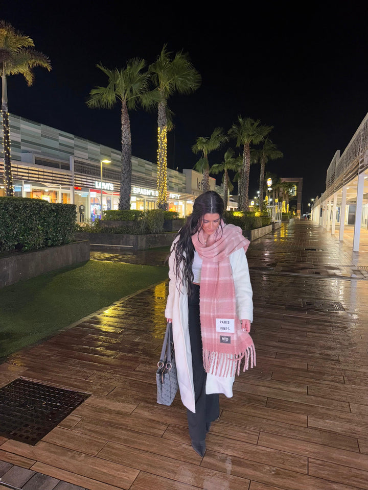 Scarf with soft wool PARIS VIBES