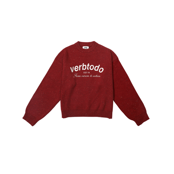 MAGLIA Vintage VERBTODO rosso