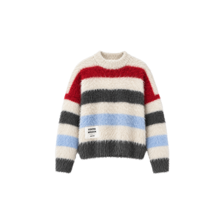 Knitwear Boxy Red Stripes
