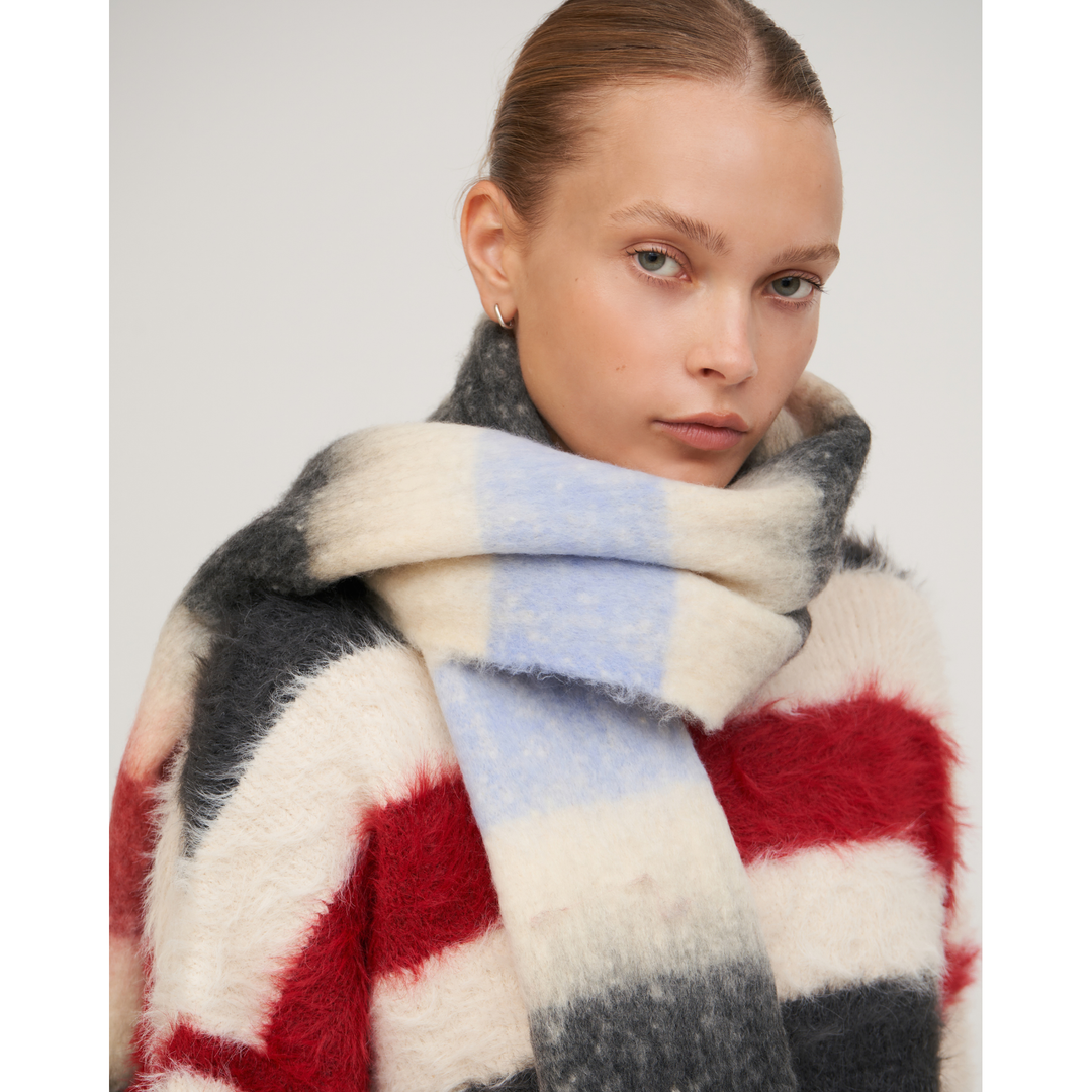 Knitwear Boxy Red Stripes