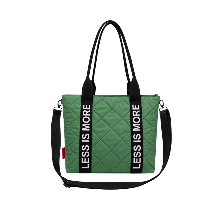Borsa imbottita inizia a vivere marrone
