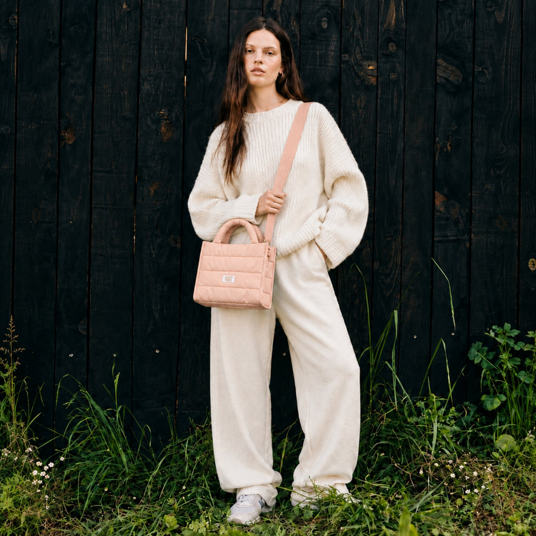 HANDBAG puffer 'LESS IS MORE' | orange