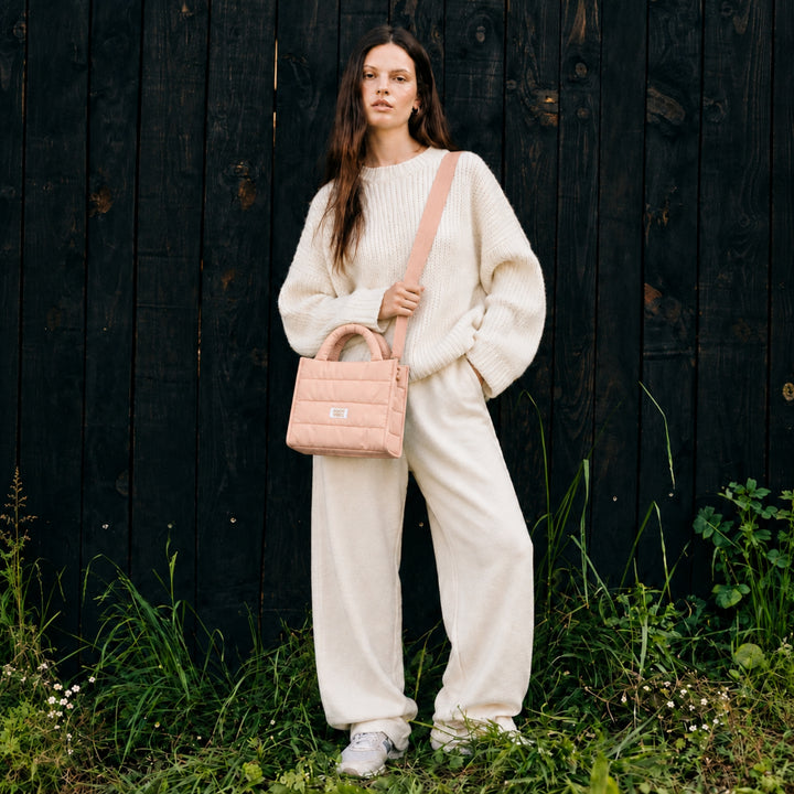 HANDBAG puffer 'LESS IS MORE' | orange