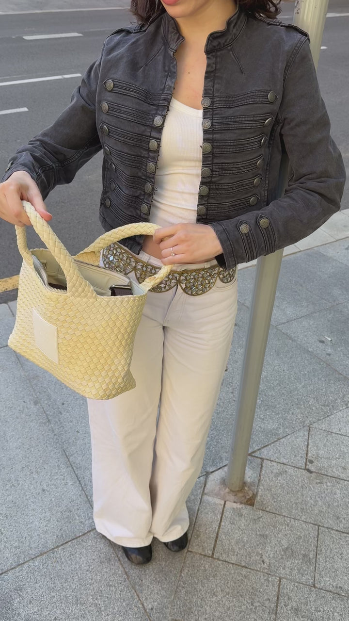 BAG Amelia 'VISION & MISSION' | cream&soft yellow