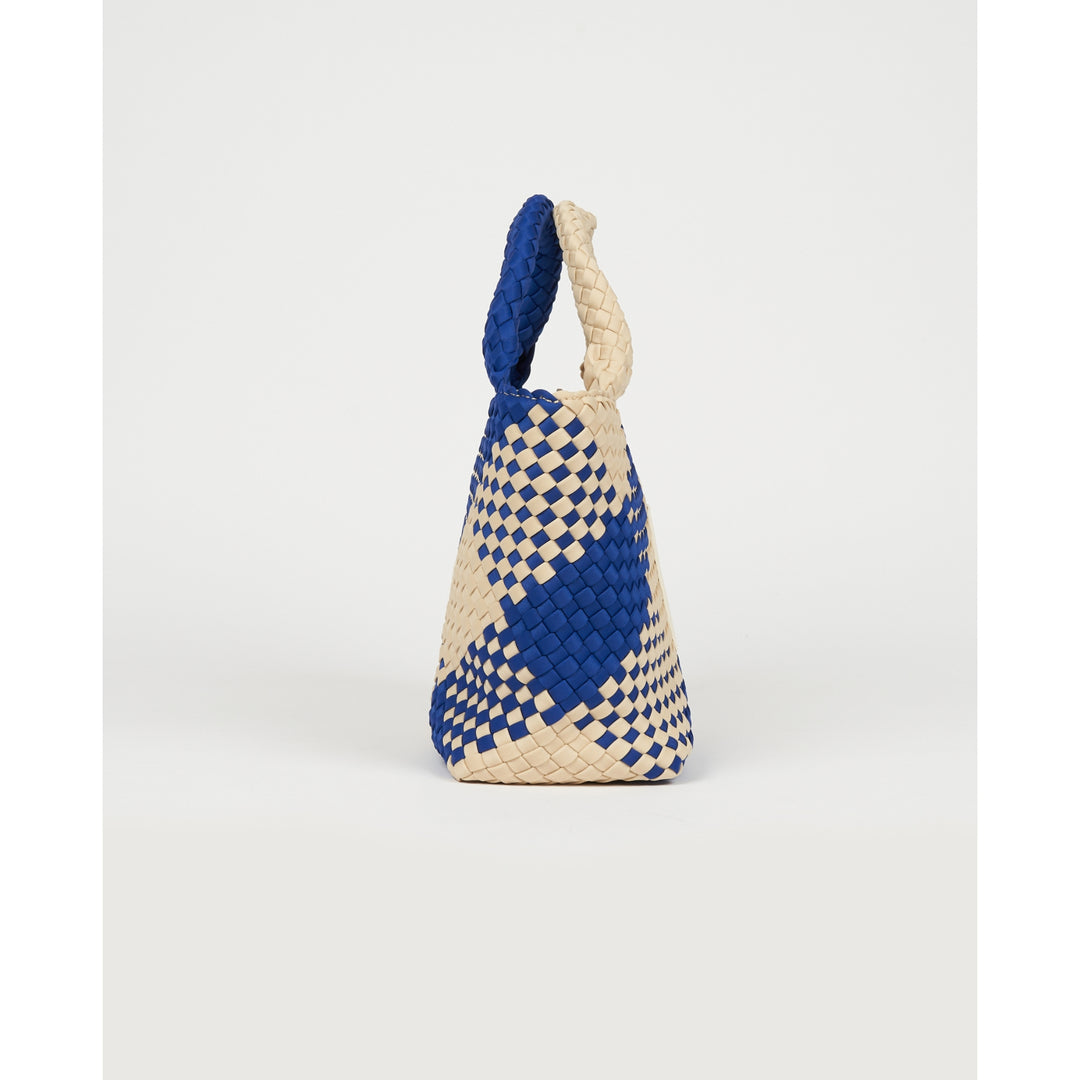 BAG Amelia 'LIFE IS SIMPLE' | blue & beige