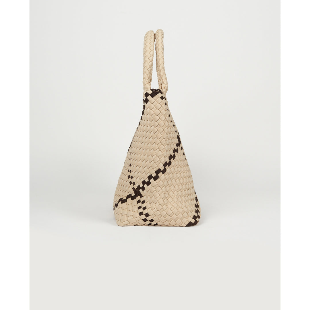 BAG Sylvia 'CHILL VIBES' | beige & dark brown