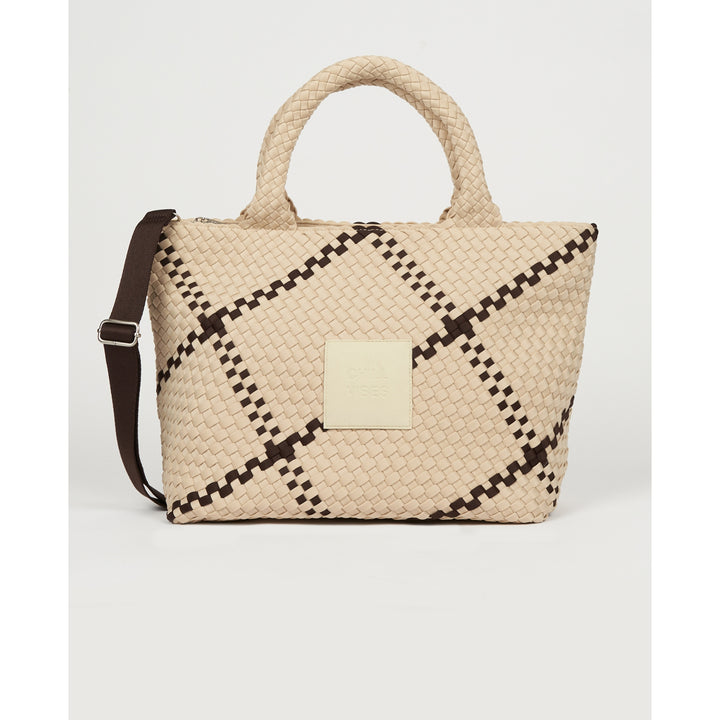 BAG Sylvia 'CHILL VIBES' | beige & dark brown