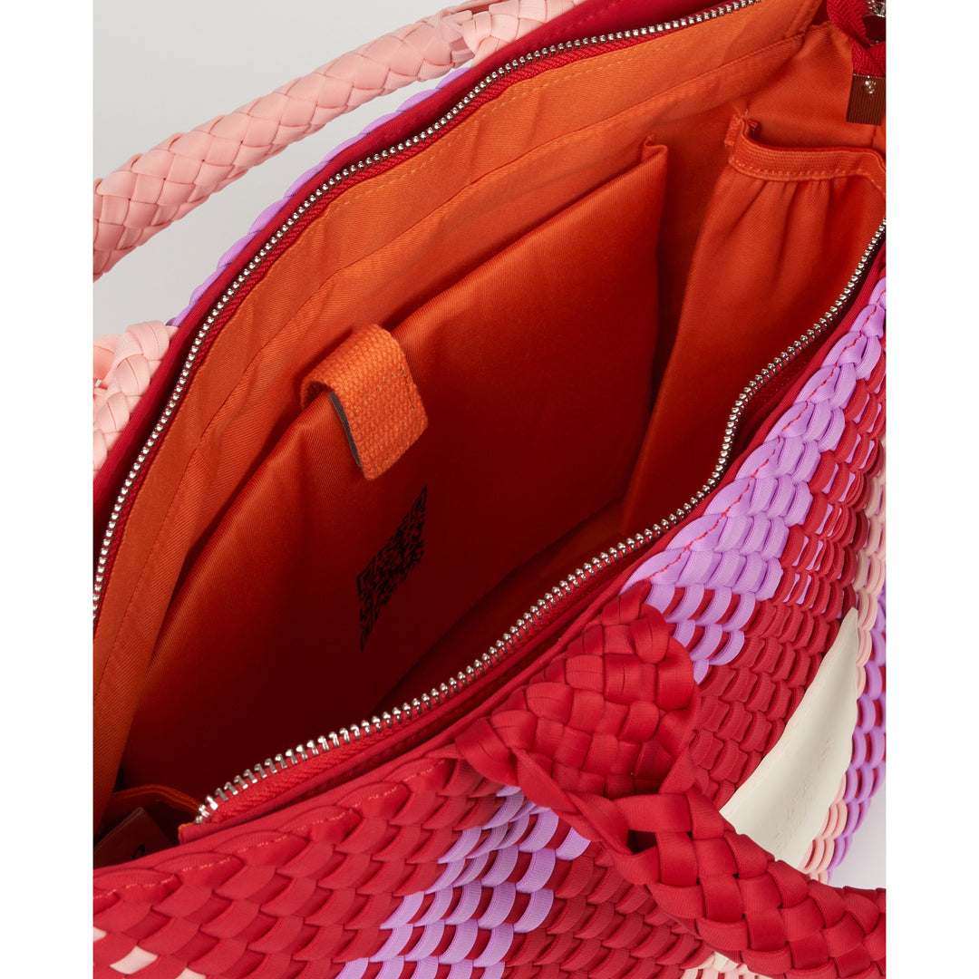 BAG Michele 'LIFE IS SIMPLE' | pink&purple&red