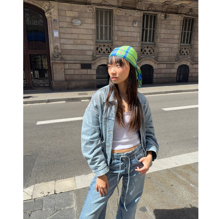 Reversible Square Scarf Roots | Multicolor