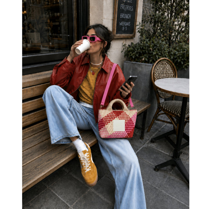 SAC Amelia 'LIFE IS SIMPLE' | rose&rouge&beige