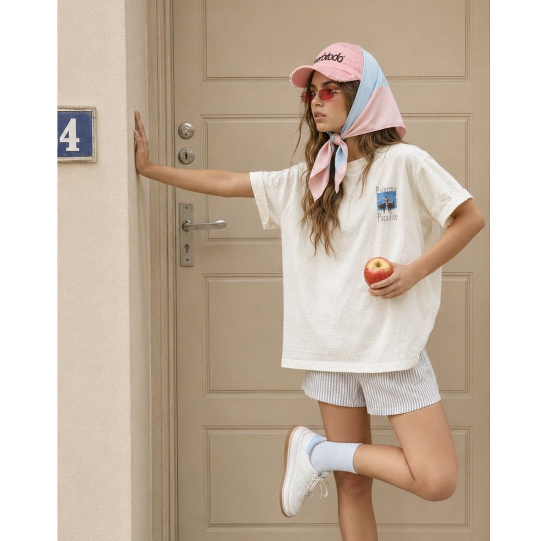 Pink Ripped Cap Verb to do