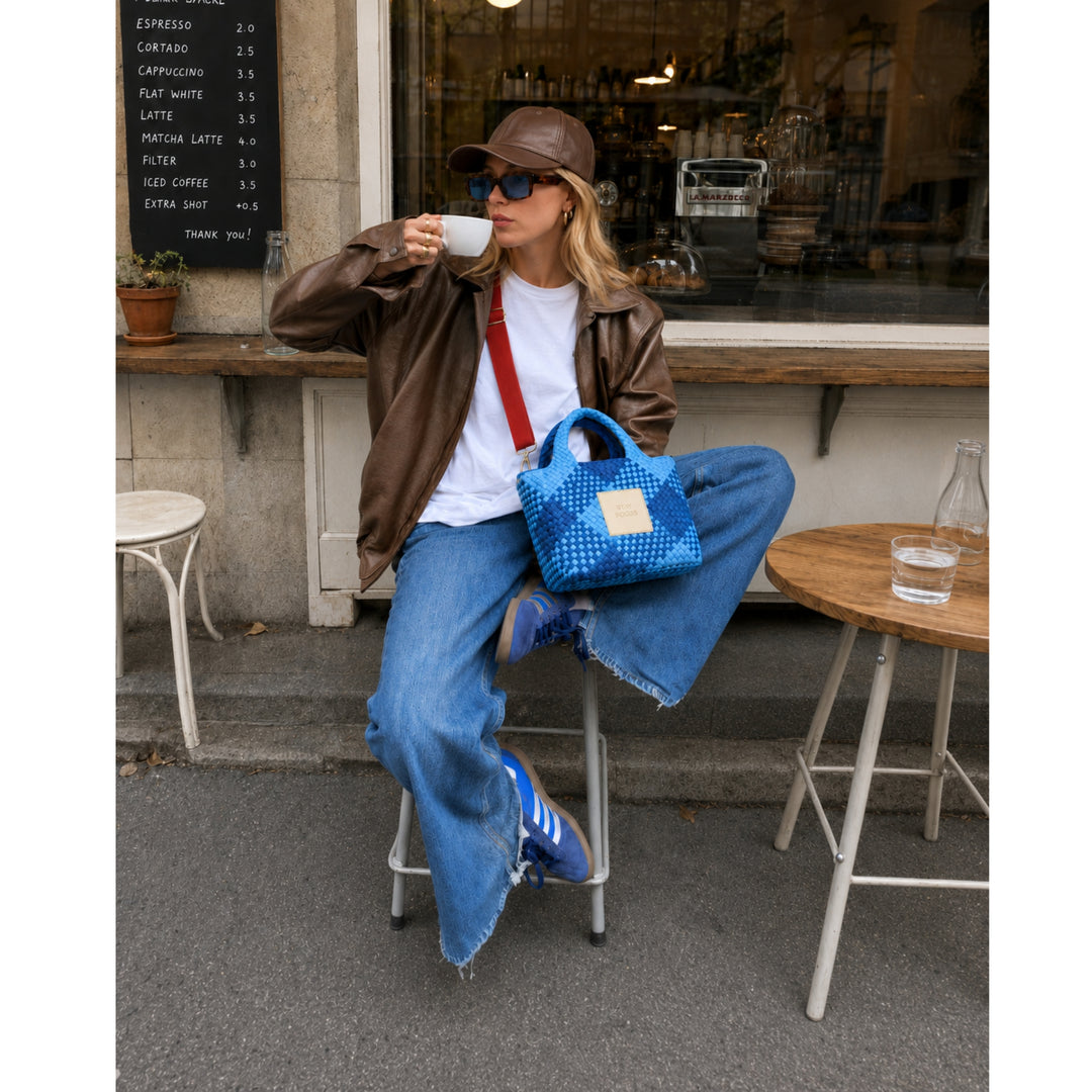 BAG Amelia 'STAY FOCUS' | blue