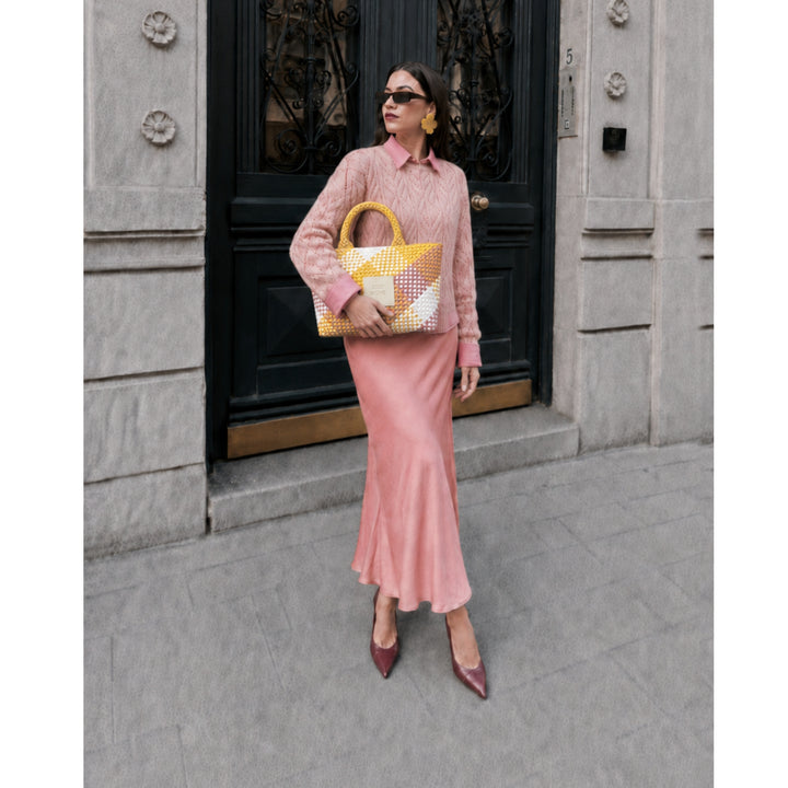 BAG Michele 'JUST MOVE' | pink&yellow&white