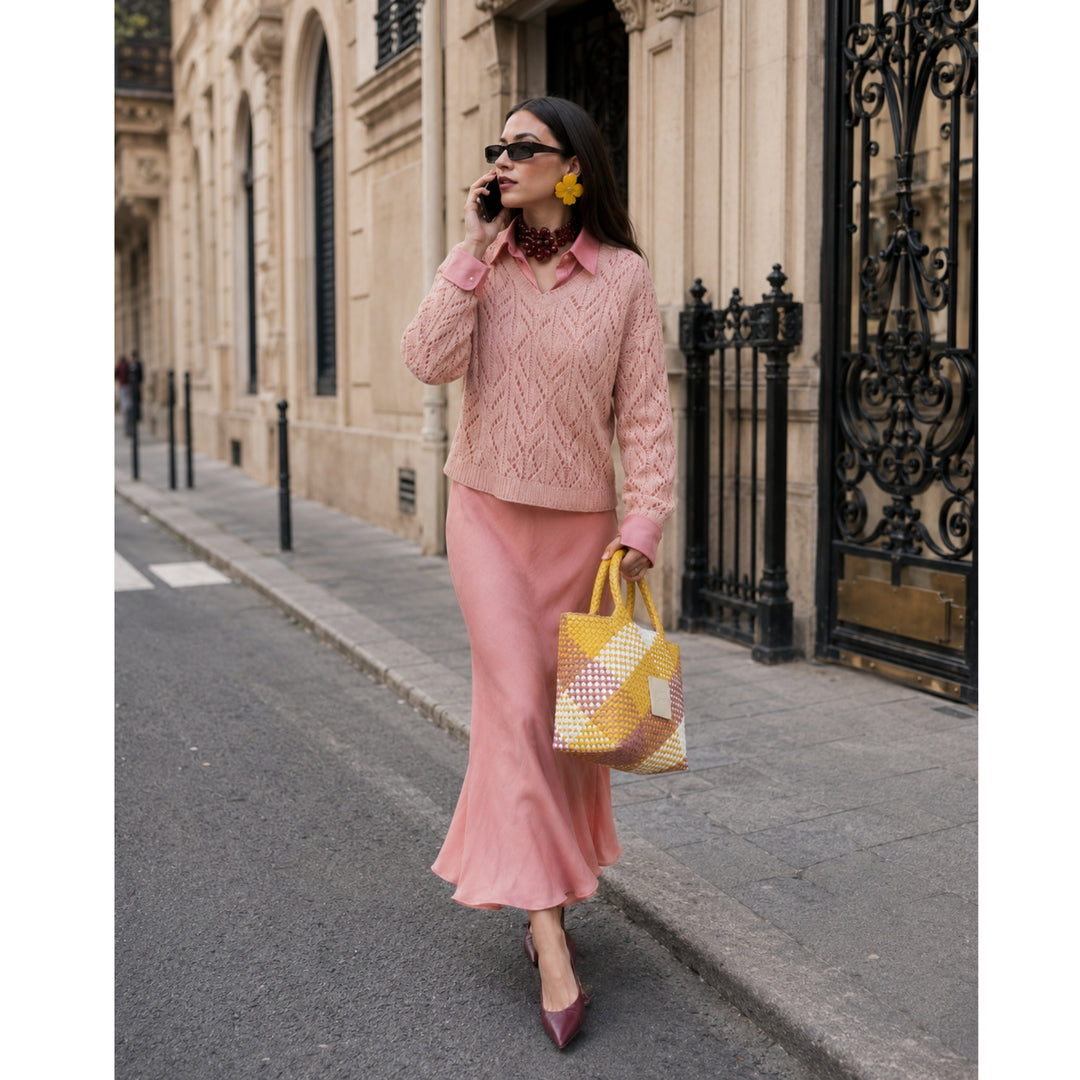 BAG Michele 'JUST MOVE' | pink&yellow&white