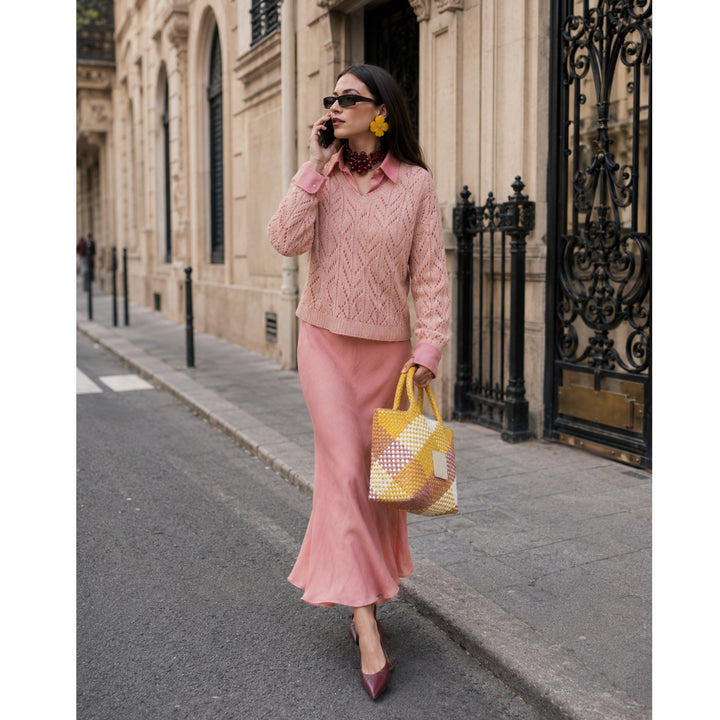 BAG Michele 'JUST MOVE' | pink&yellow&white