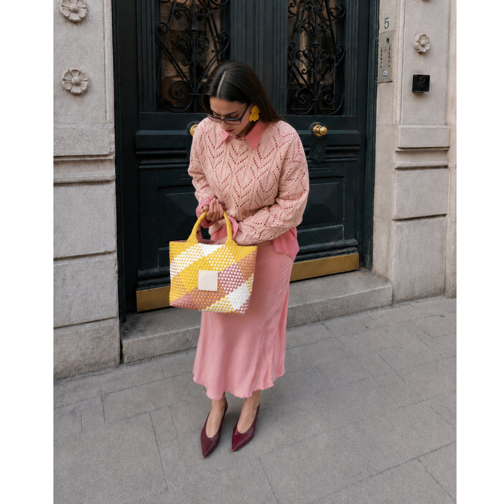 BAG Michele 'JUST MOVE' | pink&yellow&white