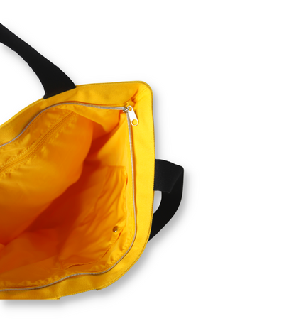 Shopping bag Good vibes yellow