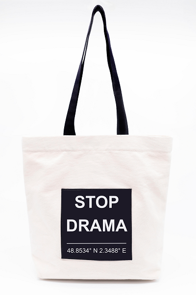 Shopping bag Stop Drama curdo