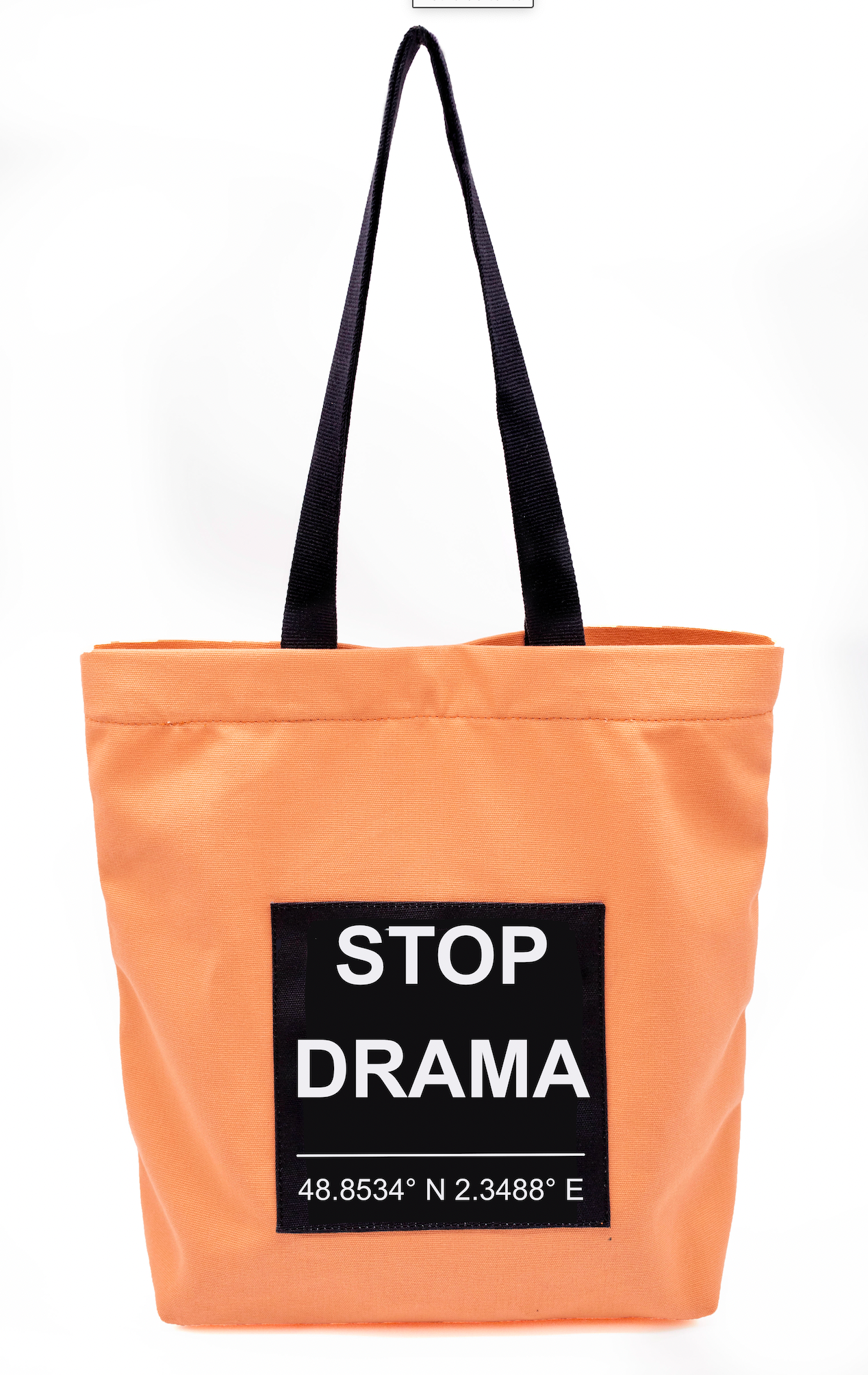 Shopping bag Stop Drama naranja