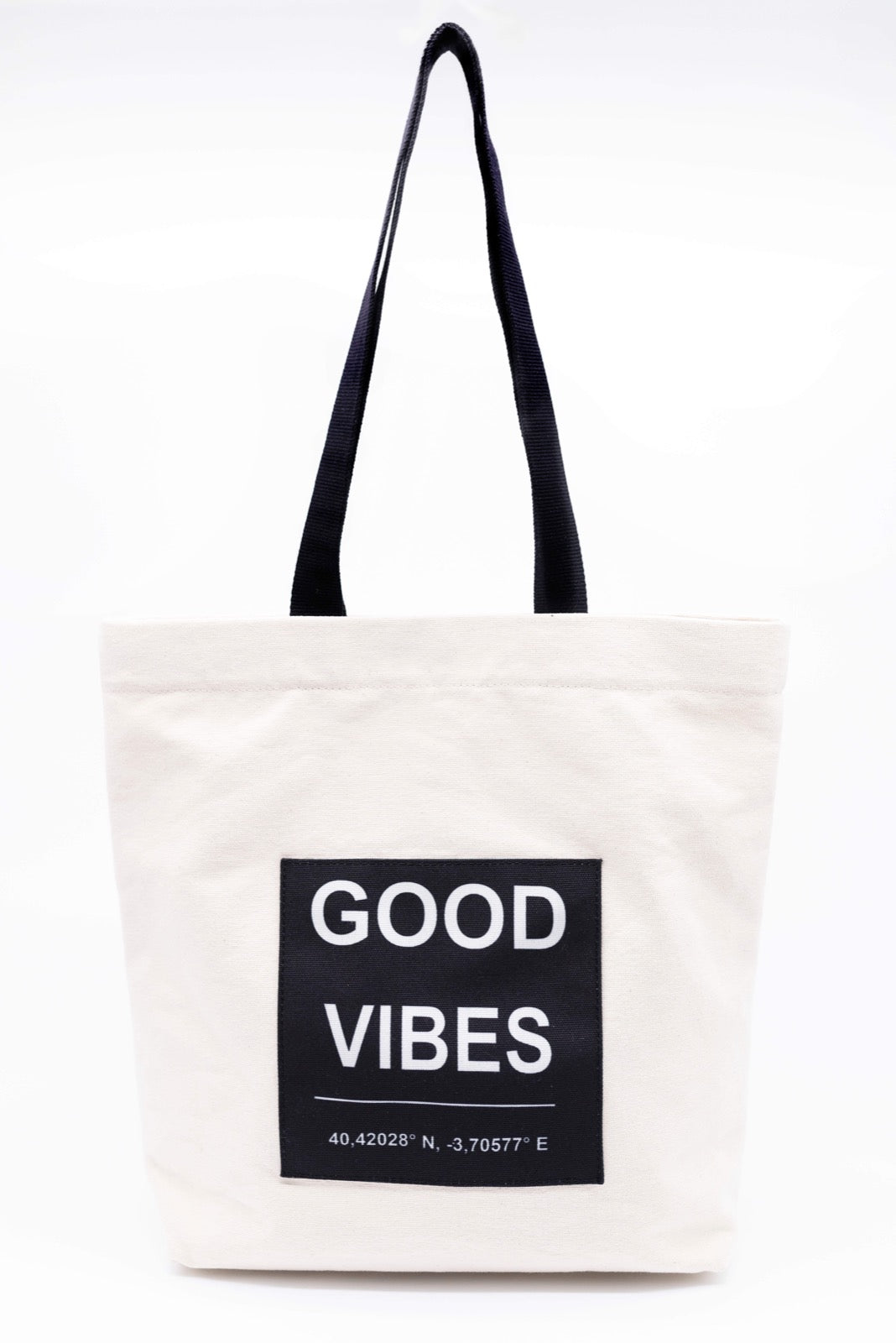 Shopping bag Good vibes crudo